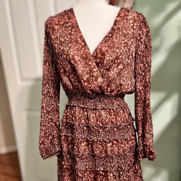 Socialite Dresses & Skirts - NWT Floral Ruffled Dress by Socialite, Size M